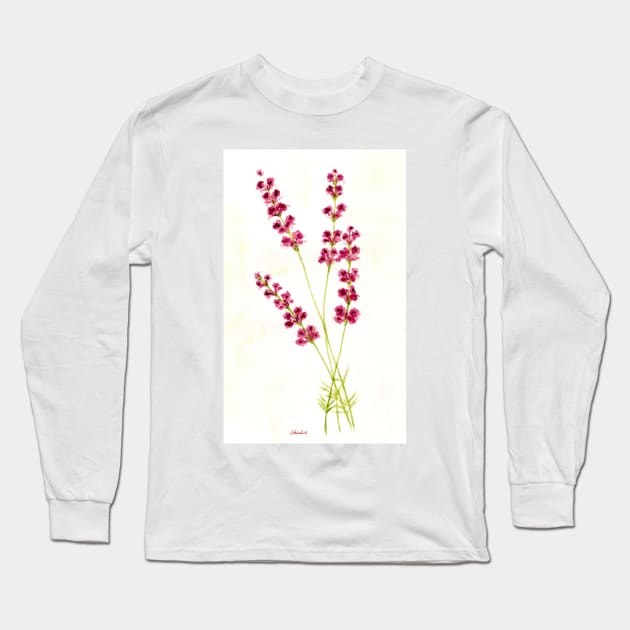 lavender Long Sleeve T-Shirt by Kunst und Kreatives